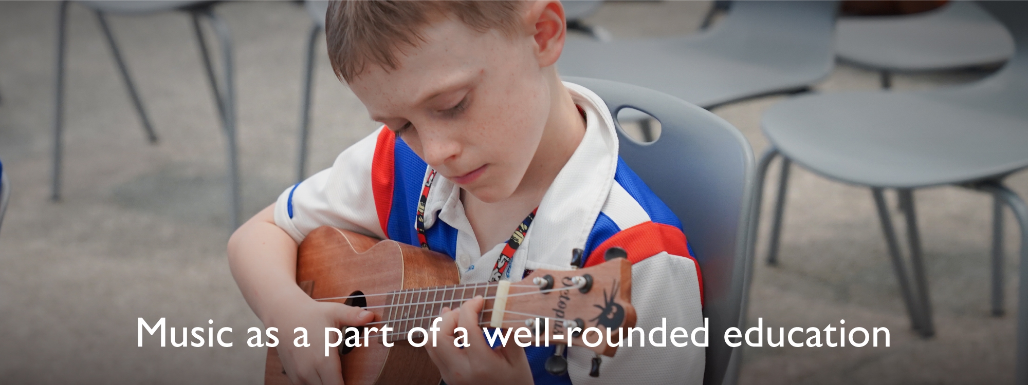 Music as a part of a well-rounded education.