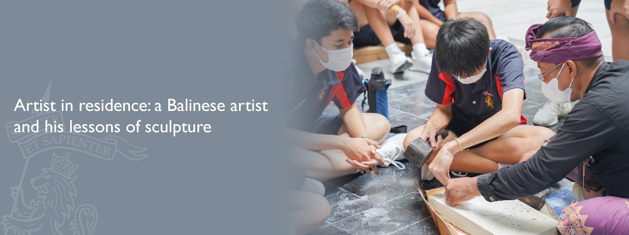 Artist in residence: a Balinese artist and his lessons of sculpture