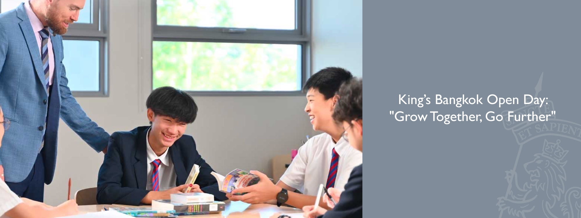 King’s Bangkok Open Day: "Grow Together, Go Further" on Saturday 13th May 2023 at King’s College International School Bangkok.