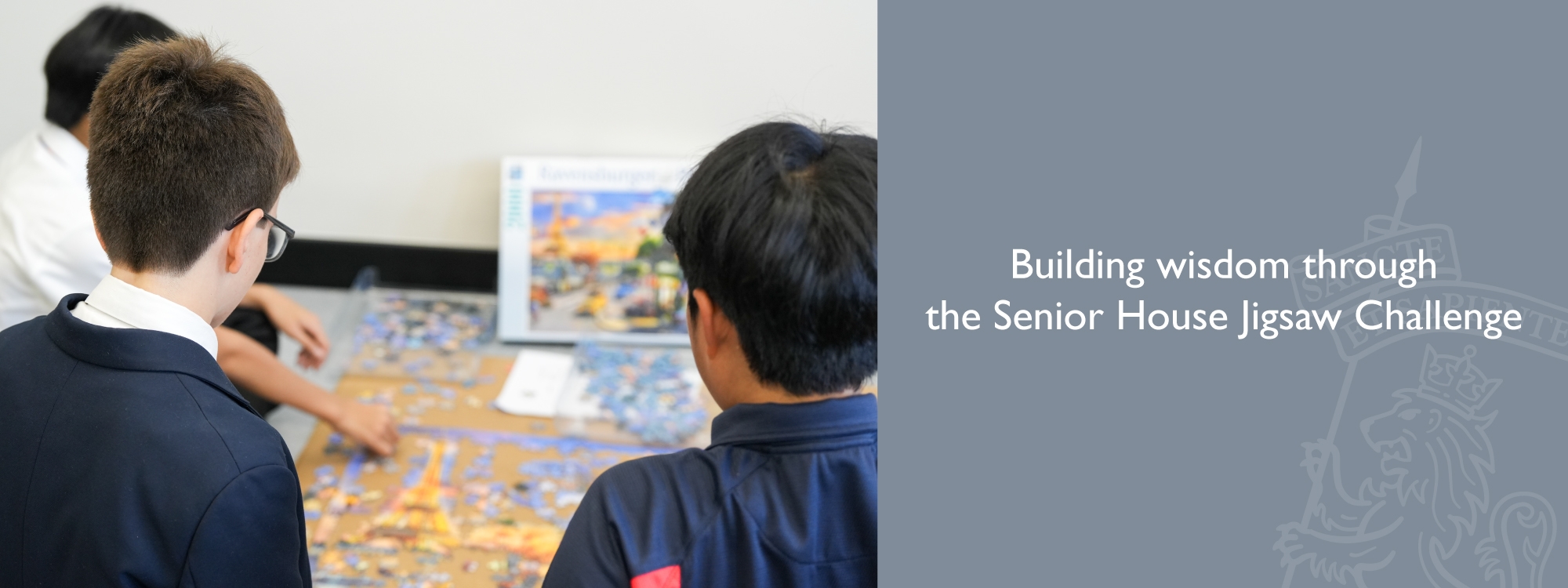 Building wisdom through the Senior House Jigsaw Challenge