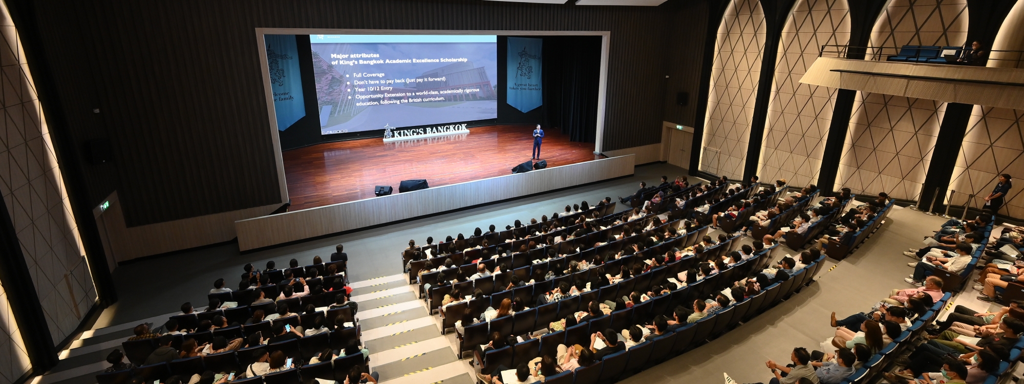 Inspire Great Hearts, Foster Academic Excellence on "Pathways to an Academic Excellence Scholarship” at King’s Bangkok