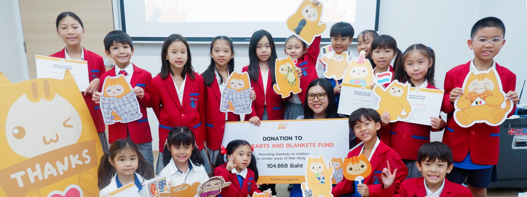 Sharing warmth and kindness—Students lead charity for children in Mae Hong Son