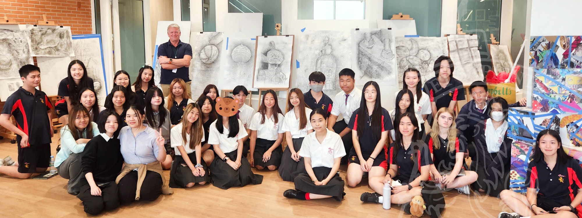 Ian Murphy workshop: Inspiring creativity through art at King’s Bangkok