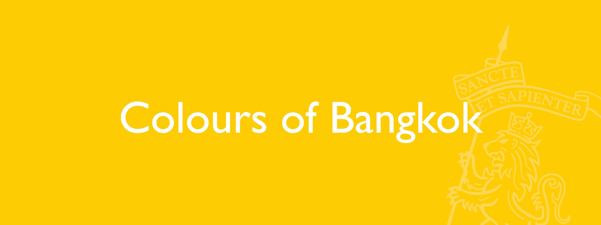 Colours of Bangkok