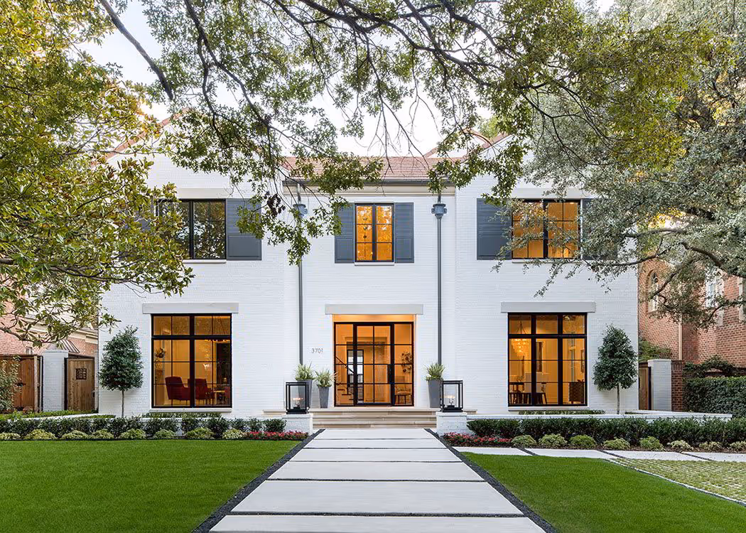 landscaping for new homes in preston hollow tx