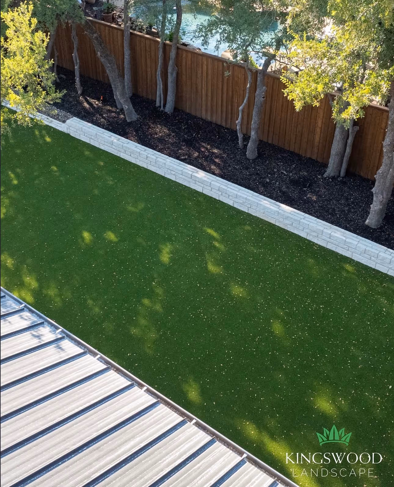 artificial turf installation