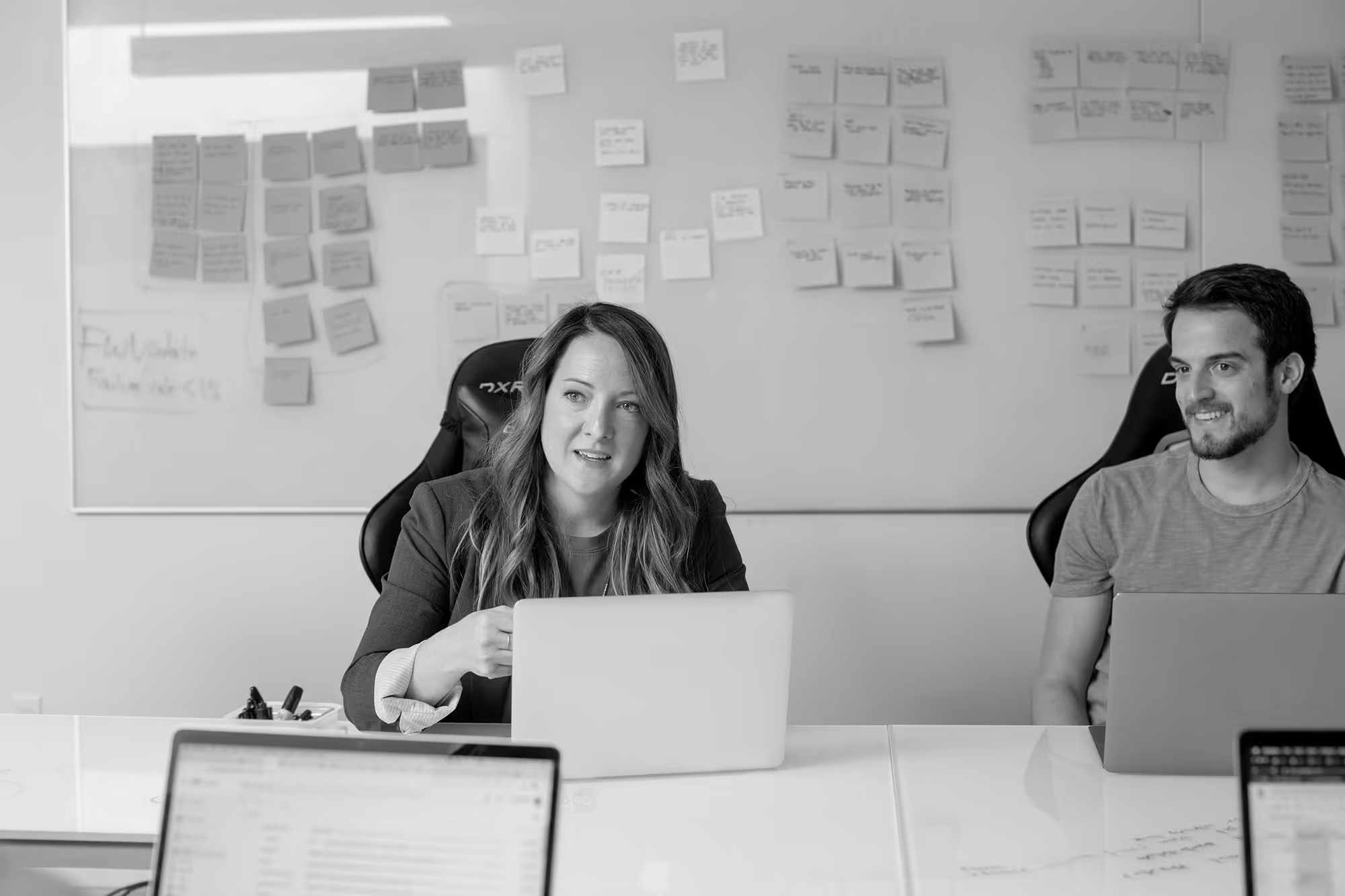 Product team in workspace