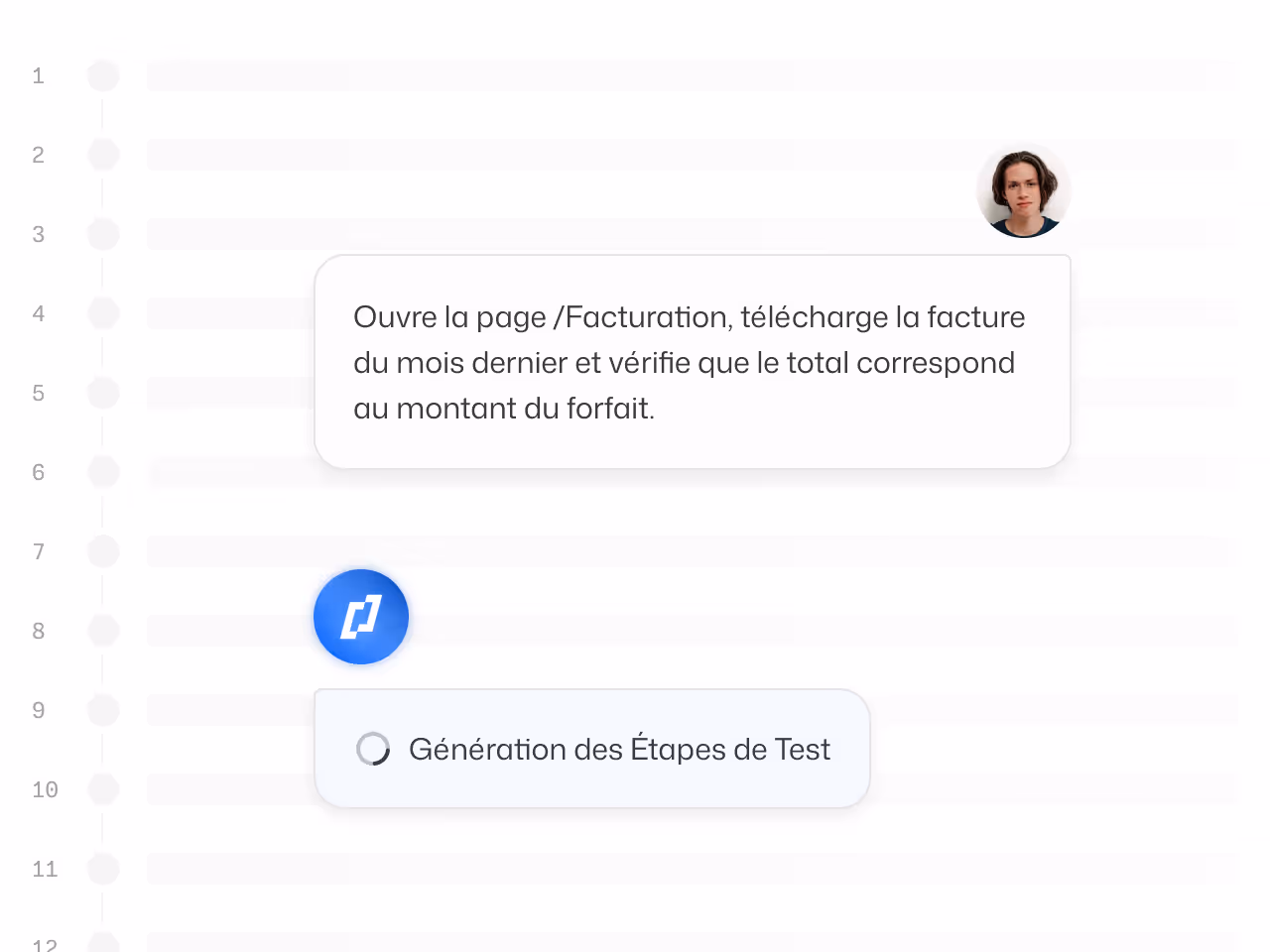 Un utilisateur discute avec AI Co-pilot