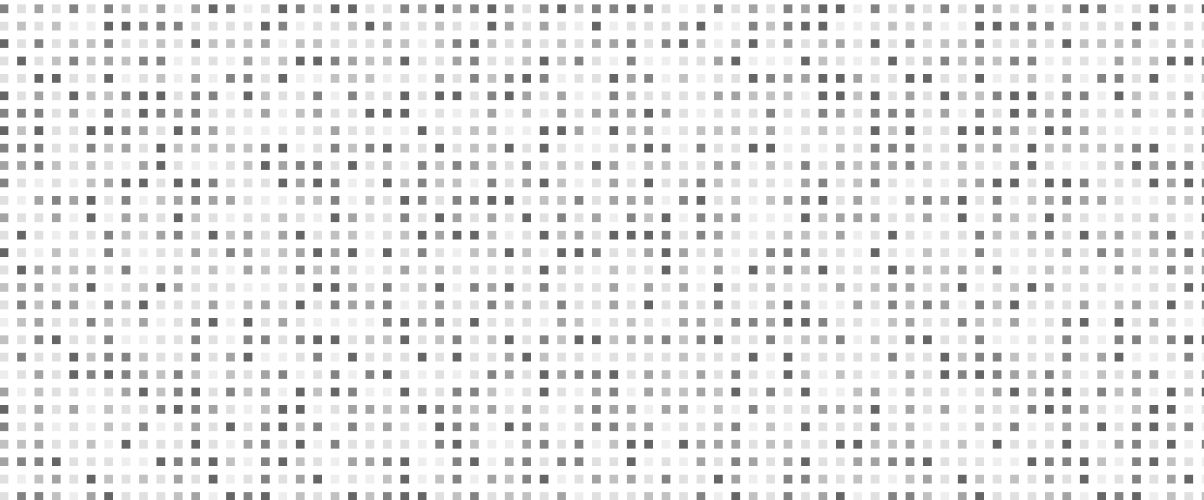 Close-up texture of a black surface with a regular pattern of small white square dots arranged in a grid.