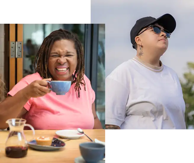 deux femmes représentant la mission de Maisons Ancre