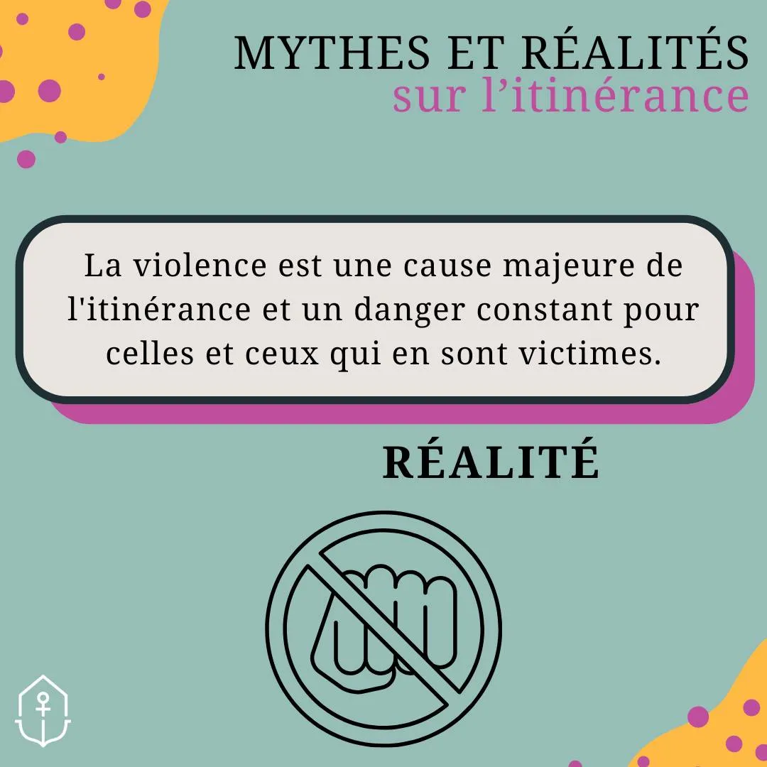 réalité - la violence est une cause majeure de l'itinérance