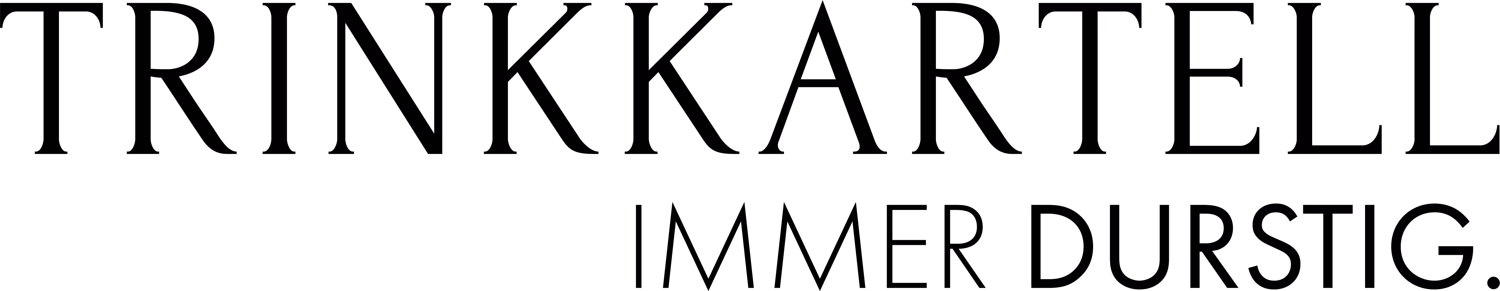 Das Logo von "Trinkkartell Immer Durstig".
