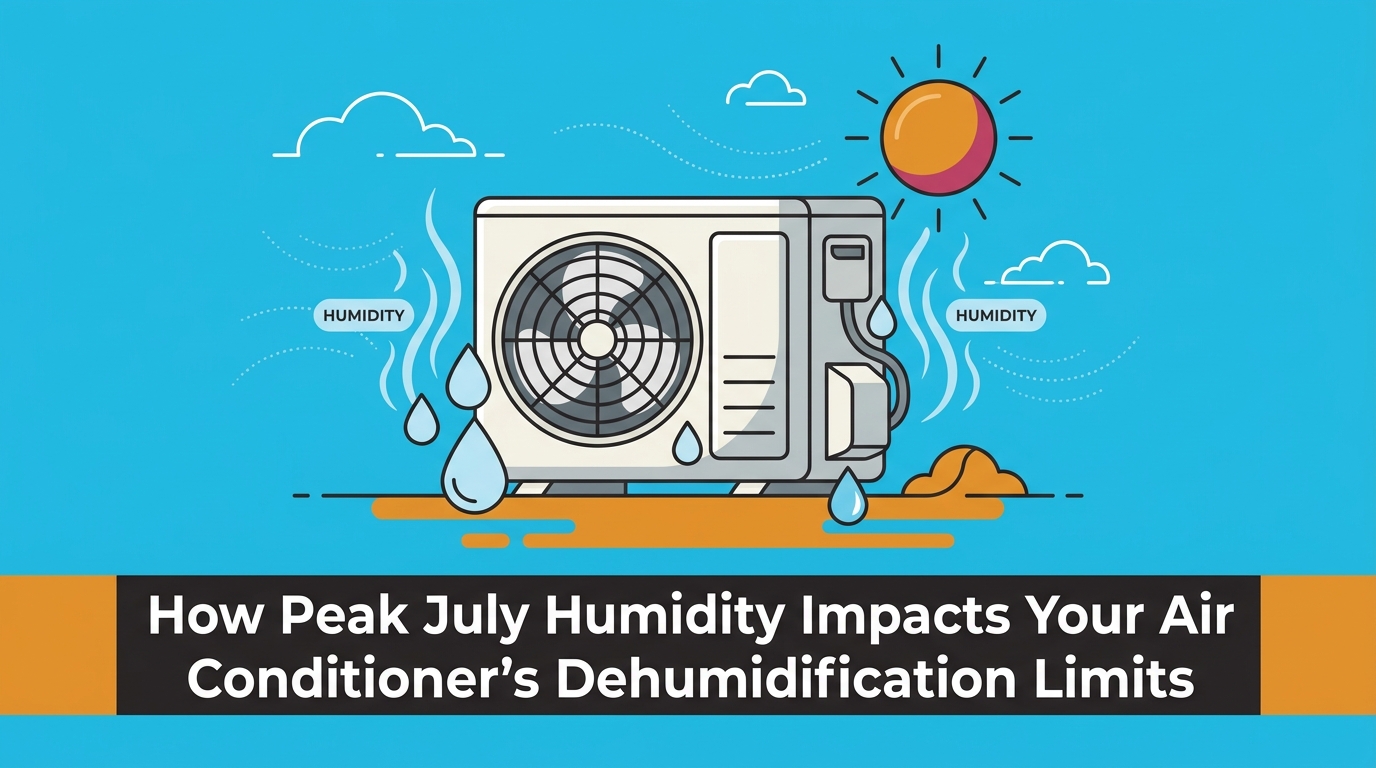 How Peak July Humidity Impacts Your Air Conditioner's Dehumidification Limits — featured image