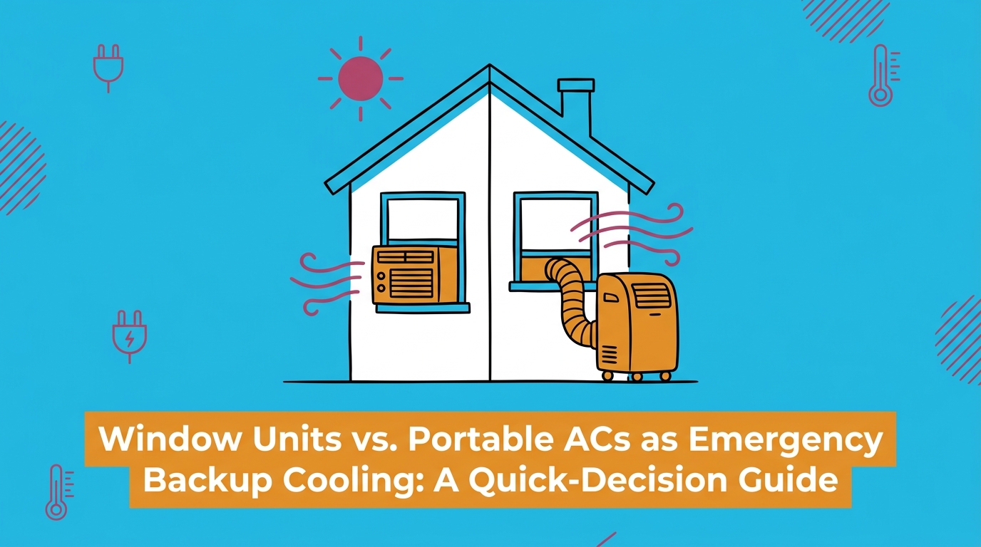 Window Units vs. Portable ACs as Emergency Backup Cooling: A Quick-Decision Guide — featured image