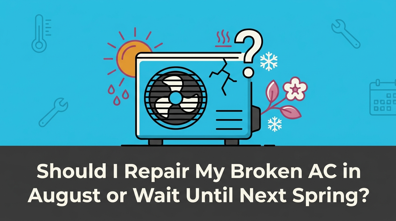 Should I Repair My Broken AC in August or Wait Until Next Spring? — featured image