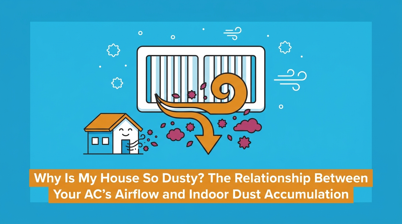 Why Is My House So Dusty? The Relationship Between Your AC's Airflow and Indoor Dust Accumulation — featured image