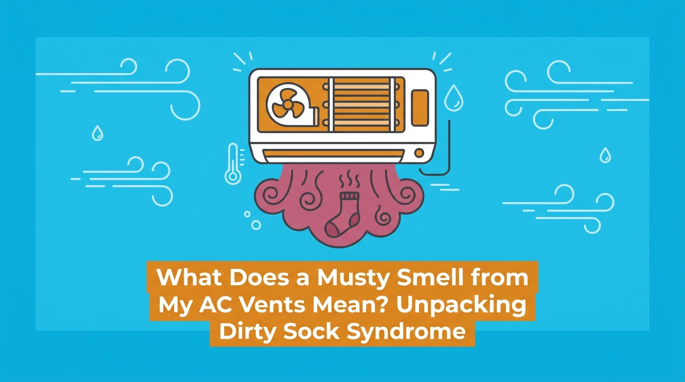 What Does a Musty Smell from My AC Vents Mean? Unpacking Dirty Sock Syndrome — featured image