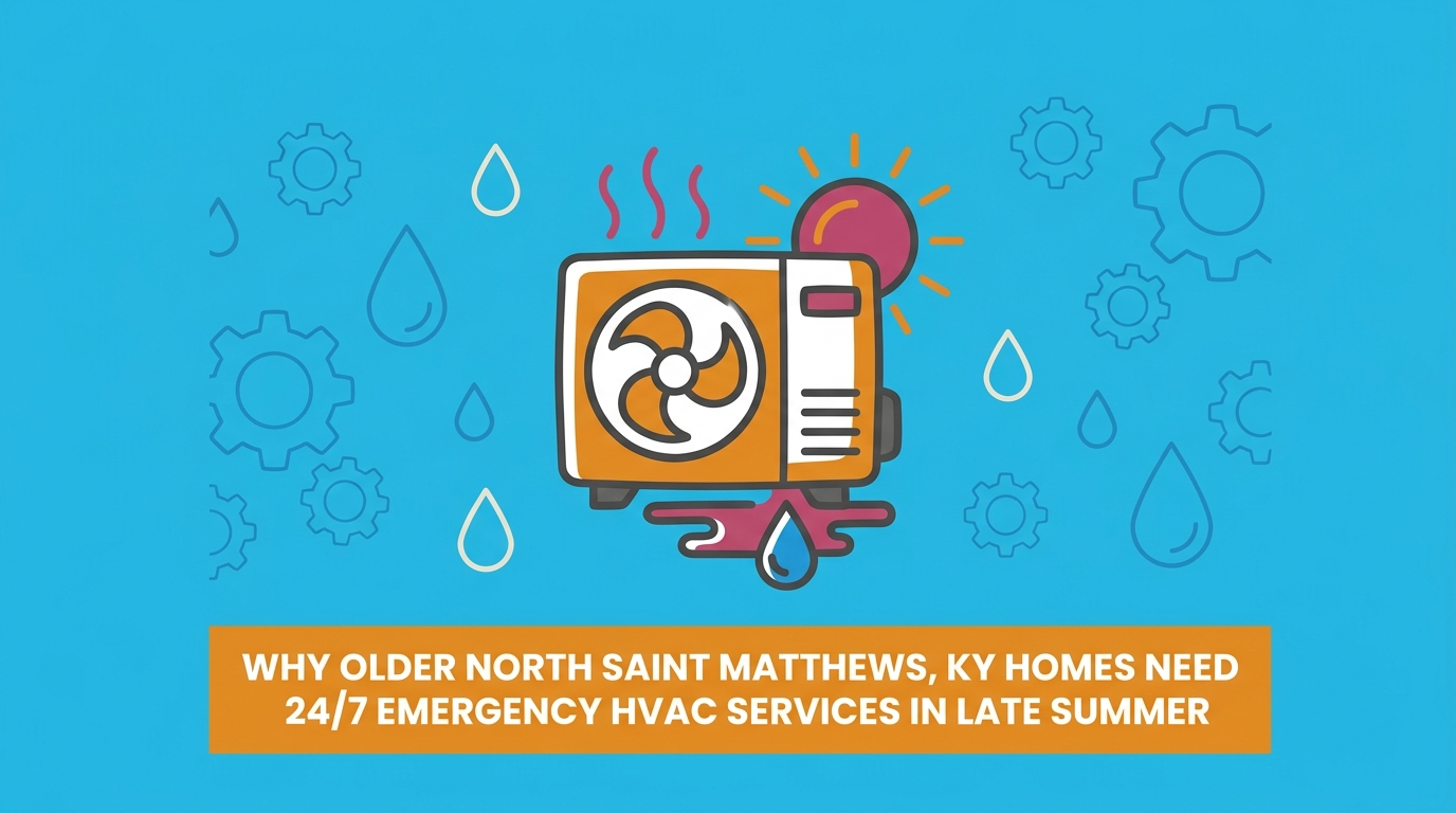 Why Older North Saint Matthews, KY Homes Need 24/7 Emergency HVAC Services in Late Summer — featured image