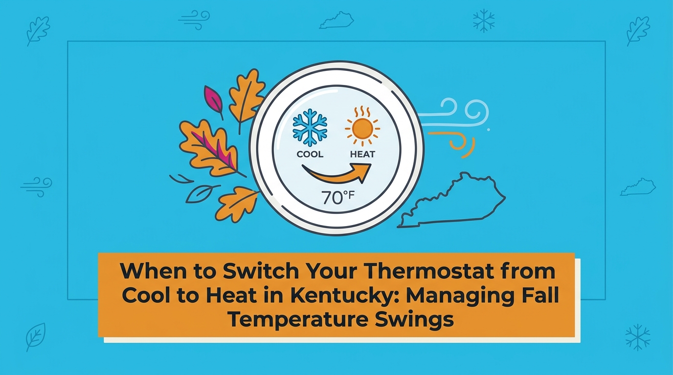 When to Switch Your Thermostat from Cool to Heat in Kentucky: Managing Fall Temperature Swings — featured image