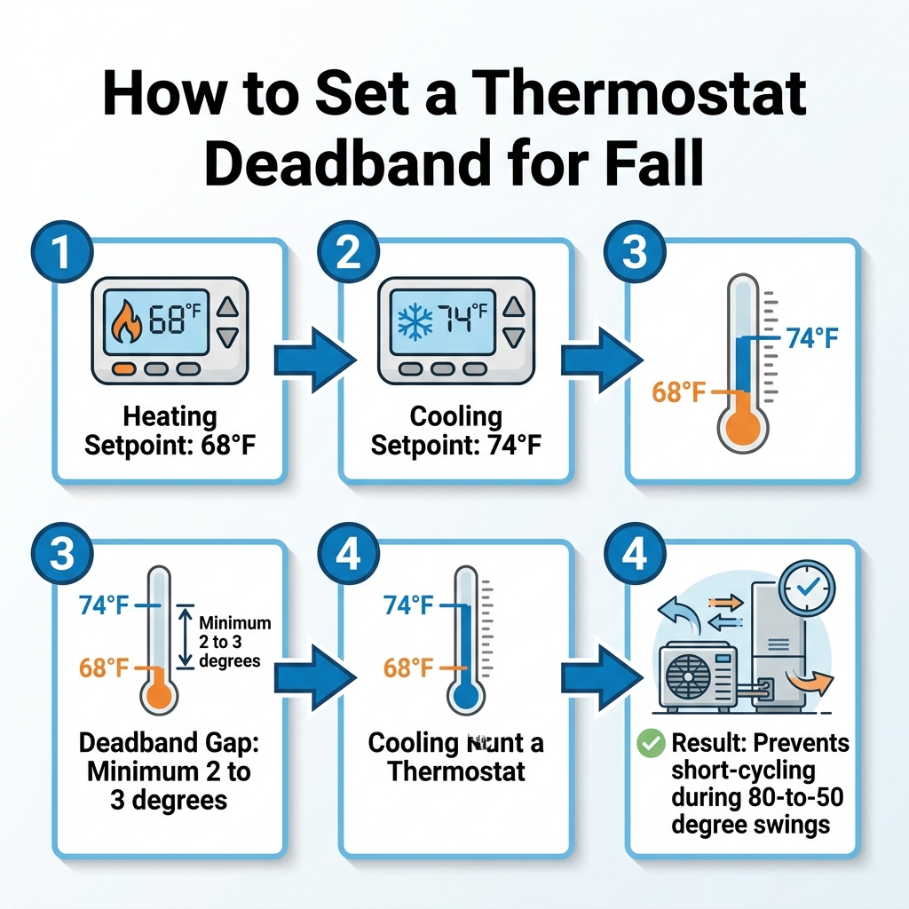 How to Set a Thermostat Deadband for Fall