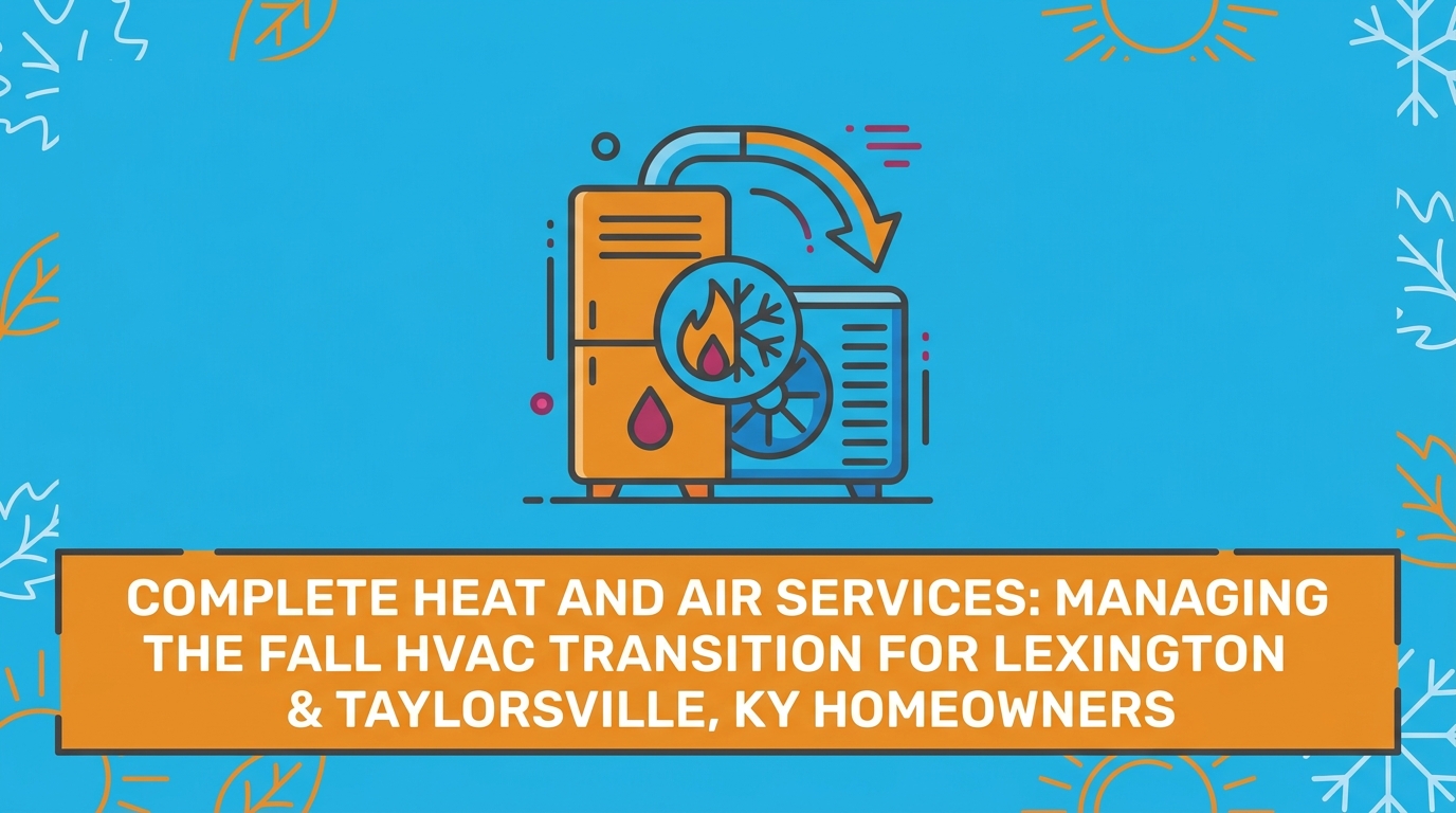 Complete Heat and Air Services: Managing the Fall HVAC Transition for Lexington & Taylorsville, KY Homeowners — featured image