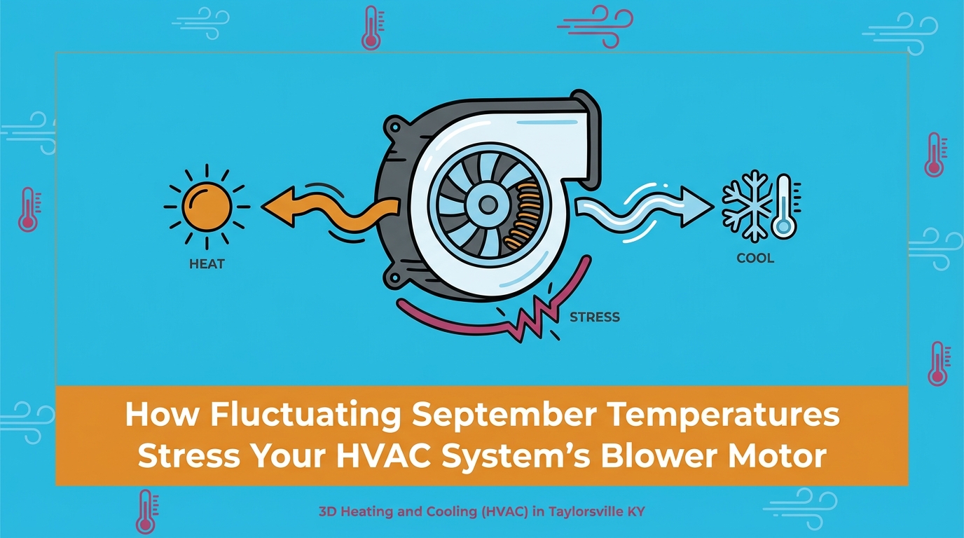 How Fluctuating September Temperatures Stress Your HVAC System's Blower Motor — featured image
