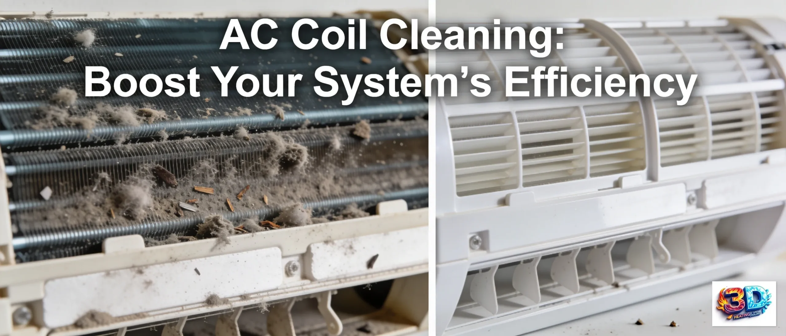 Dirty AC coils force the compressor to work longer, consuming more power and reducing system