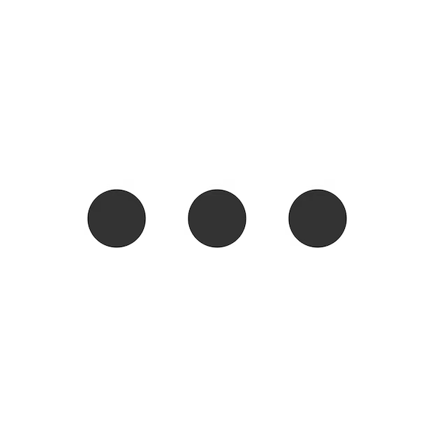 Three dots icon symbol