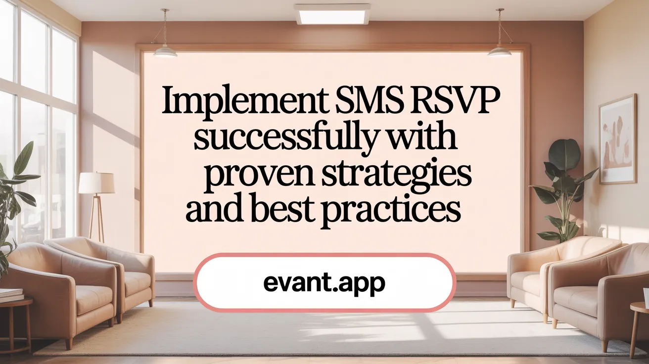 Implement SMS RSVP Successfully with Proven Strategies and Best Practices