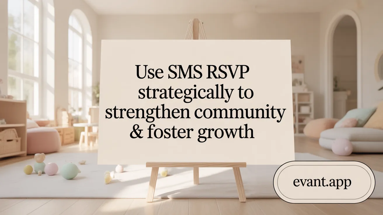 Use SMS RSVP Strategically to Strengthen Community &amp; Foster Growth