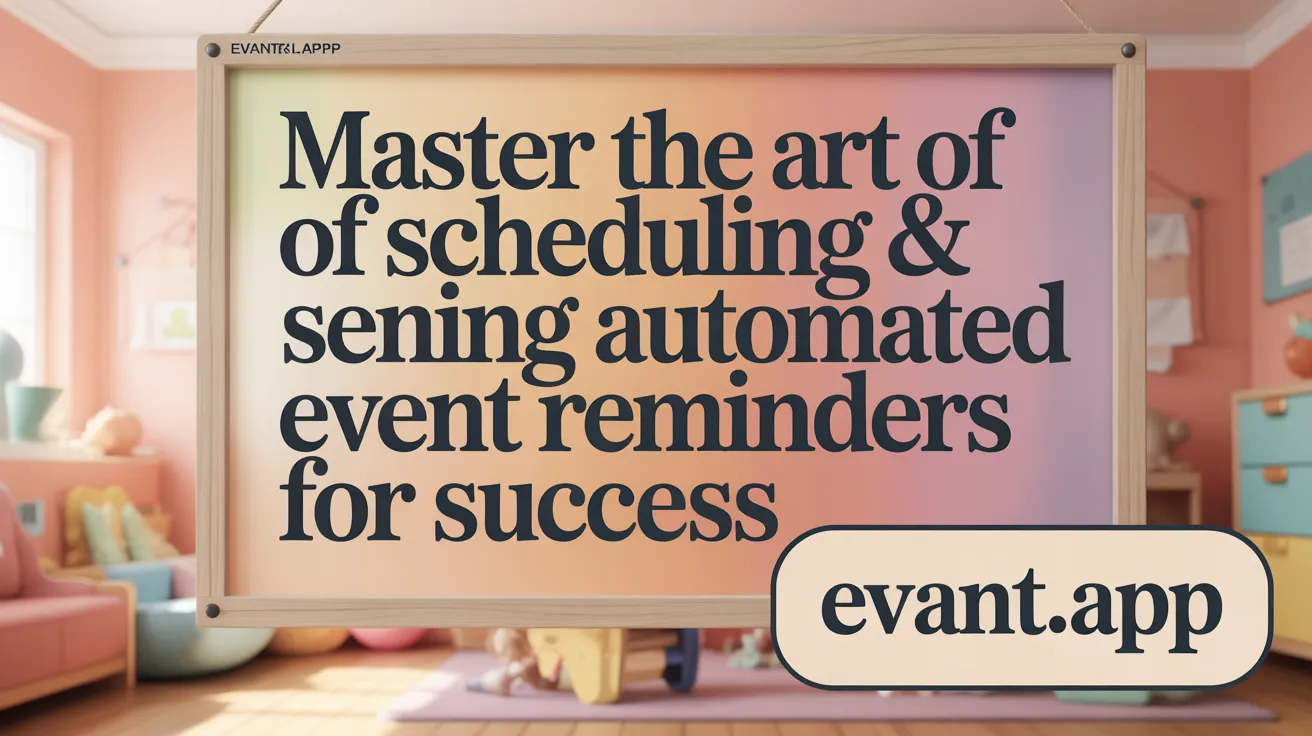 Master the Art of Scheduling &amp; Sending Automated Event Reminders