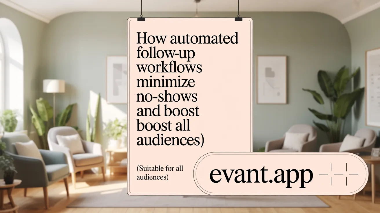 How Automated Follow-Up Workflows Minimize No-Shows and Boost Attendance