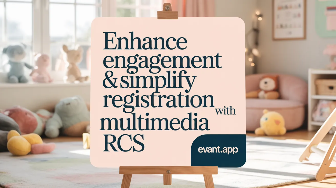 Enhance Engagement &amp; Simplify Registration with Multimedia RCS