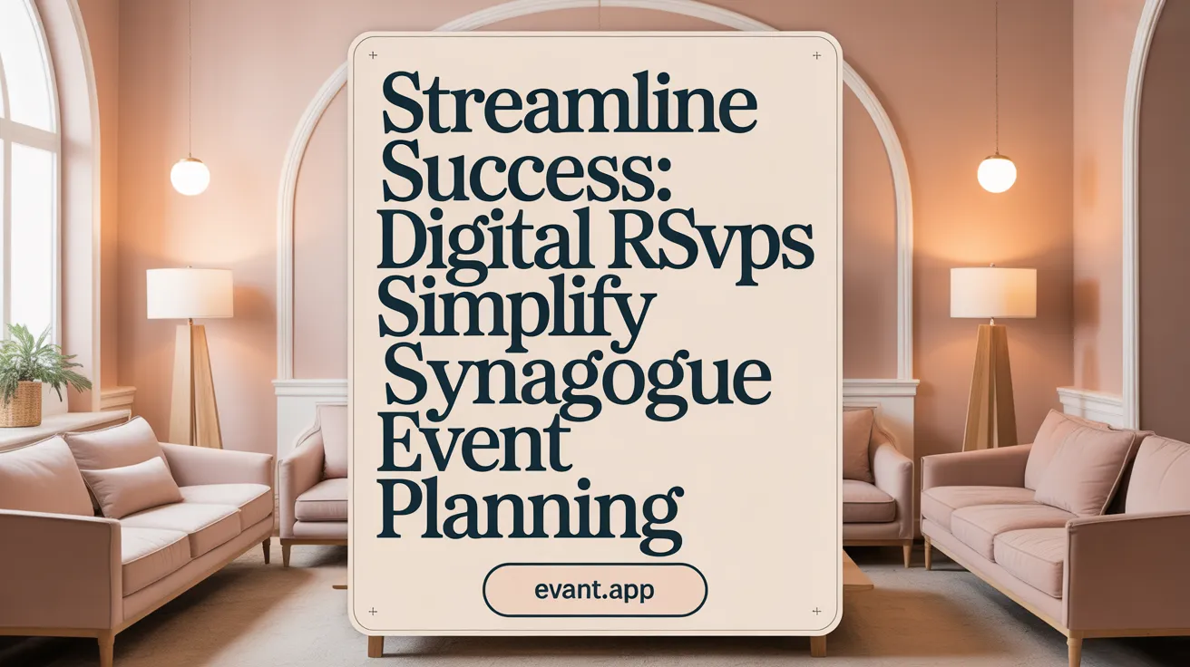 Streamline Success: Digital RSVPs Transform Synagogue Event Planning