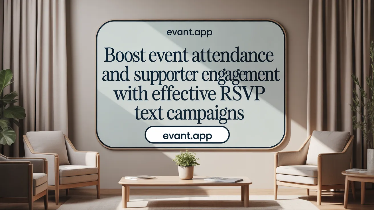 Boost Event Attendance and Supporter Bonds with Effective RSVP Text Campaigns