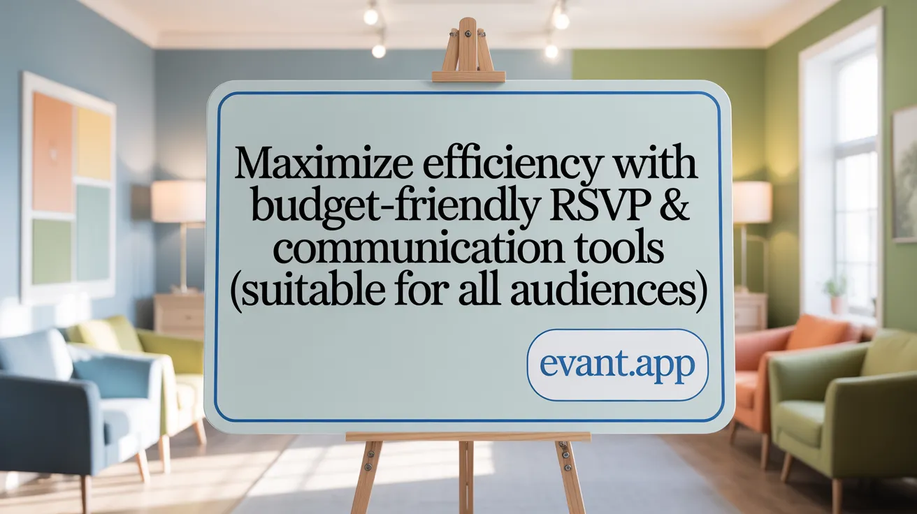 Maximize Efficiency with Budget-Friendly RSVP &amp; Communication Tools