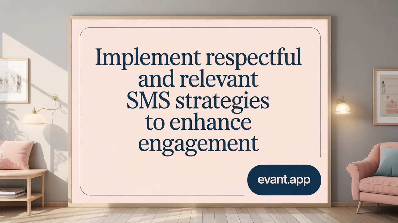 Implement Respectful and Relevant SMS Strategies to Enhance Participation