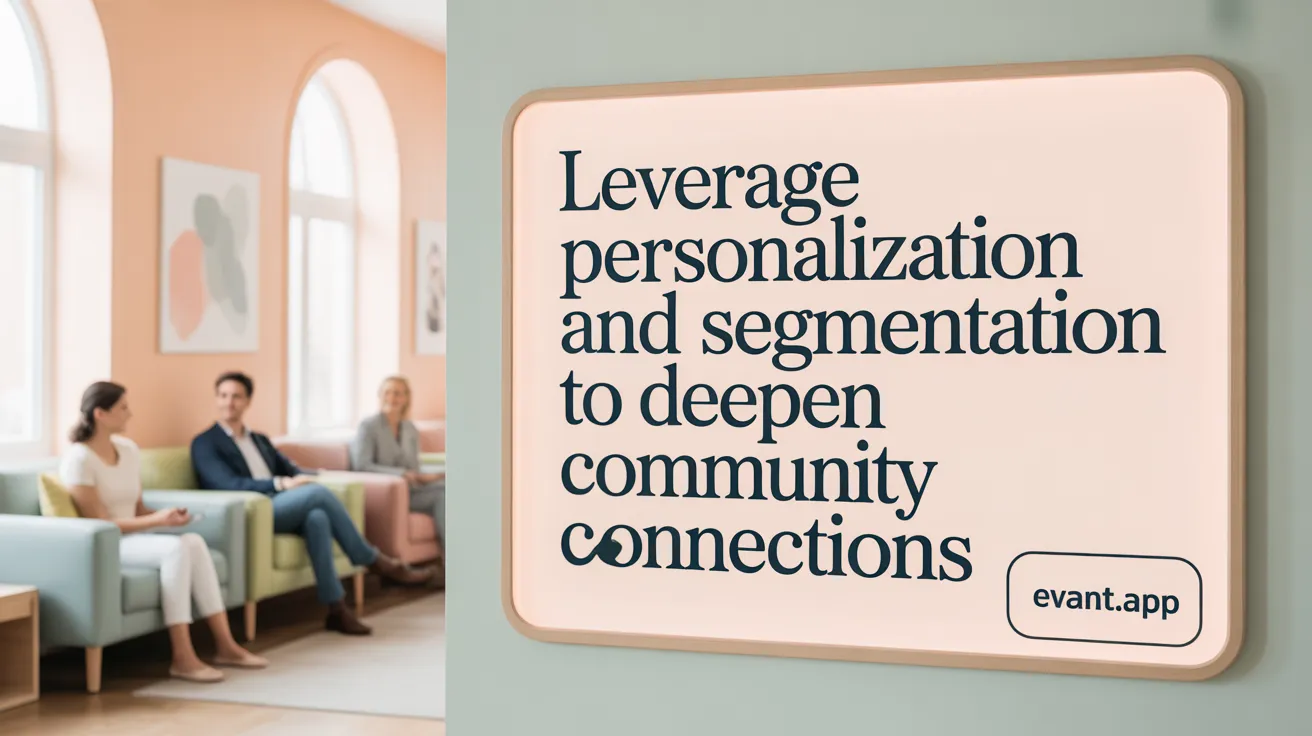 Leverage Personalization and Segmentation to Deepen Community Ties