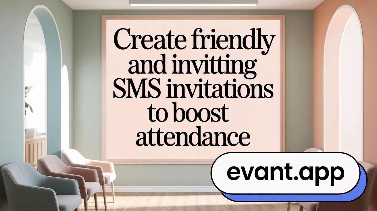 Craft Clear and Warm SMS Invitations to Boost Attendance
