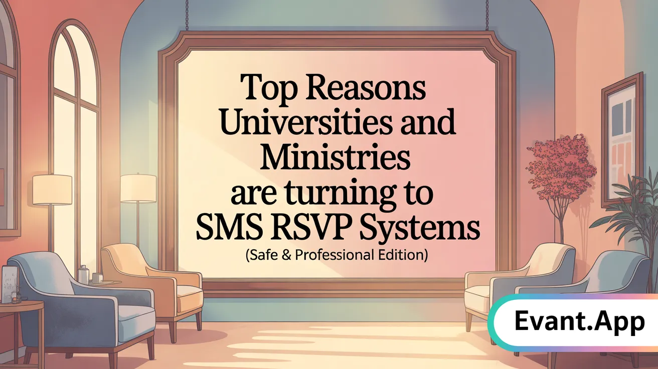 Top Reasons Universities and Ministries Are Turning to SMS RSVP Systems