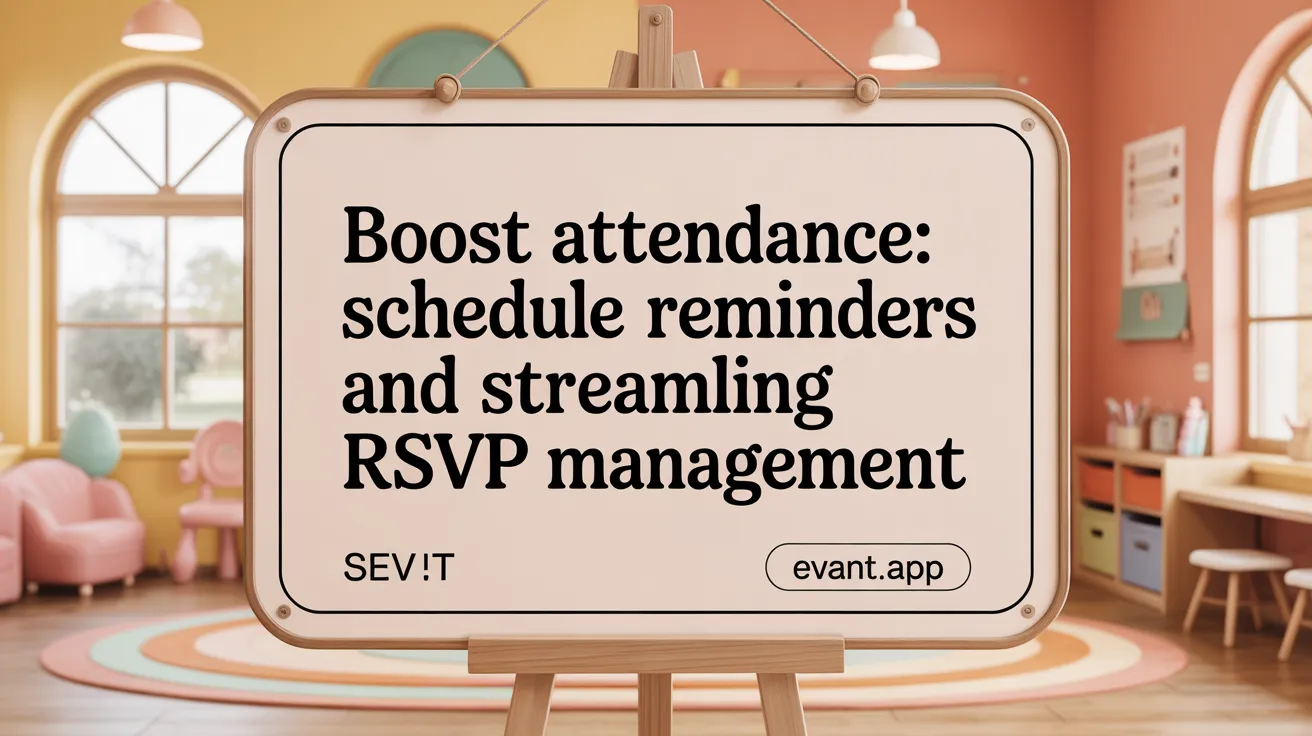 Boost Attendance: Schedule Reminders and Streamline RSVP Management