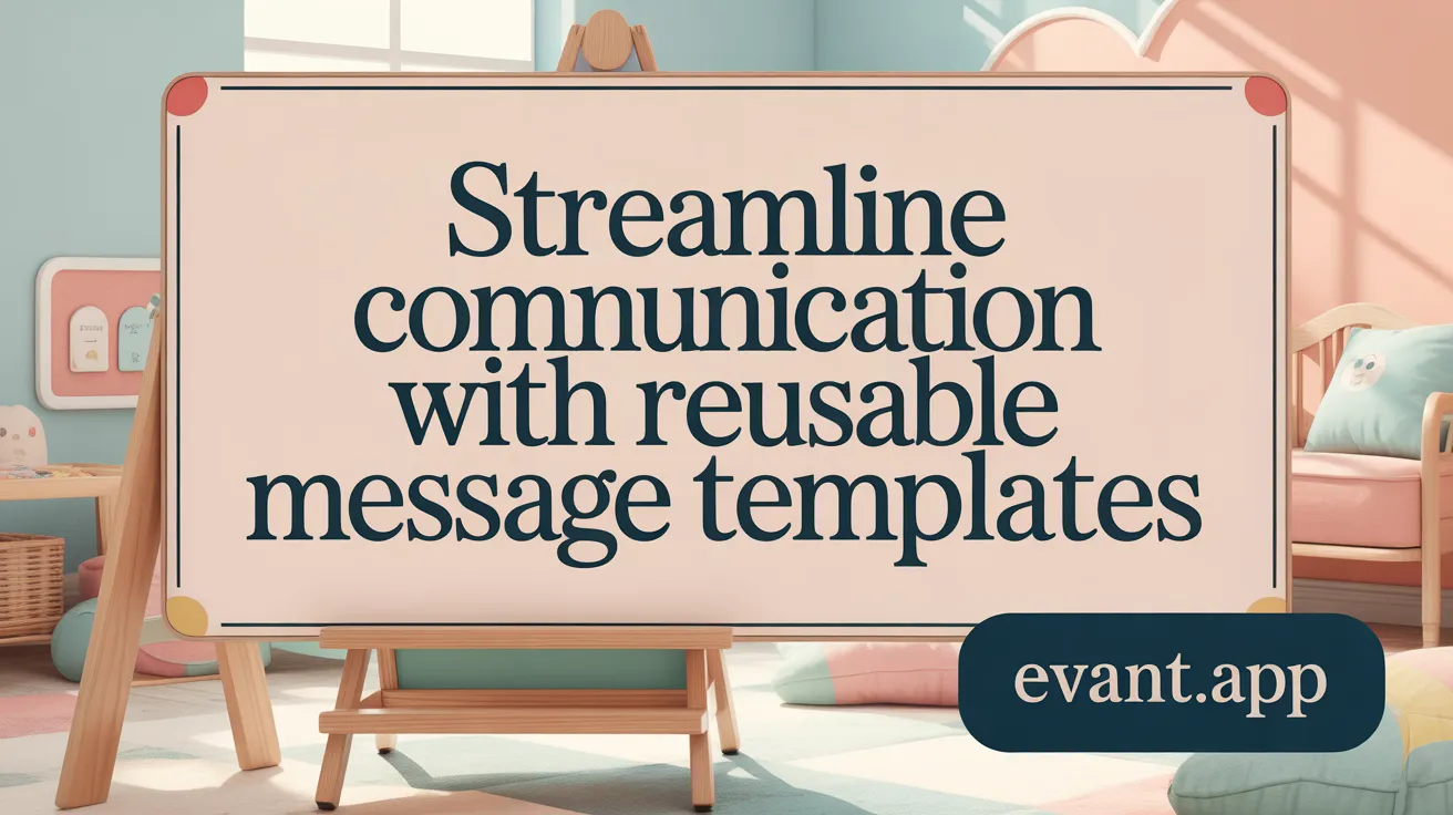 Streamline Communication with Reusable Message Templates
