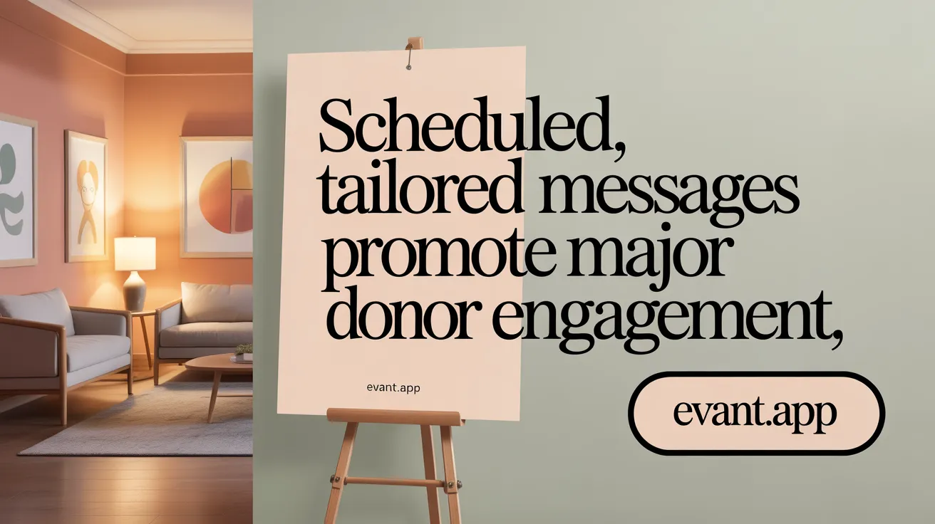 Scheduled, Tailored Messages Foster Major Donor Engagement