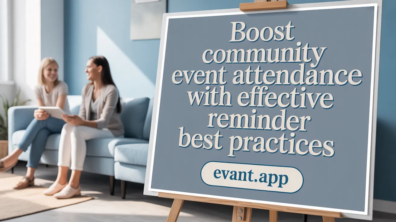 Boost Community Event Attendance with Effective Reminder Best Practices