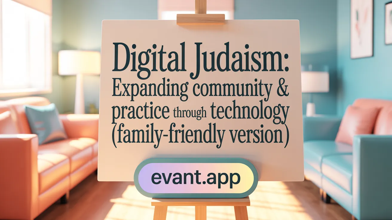 Digital Judaism: Expanding Community &amp; Practice Through Technology