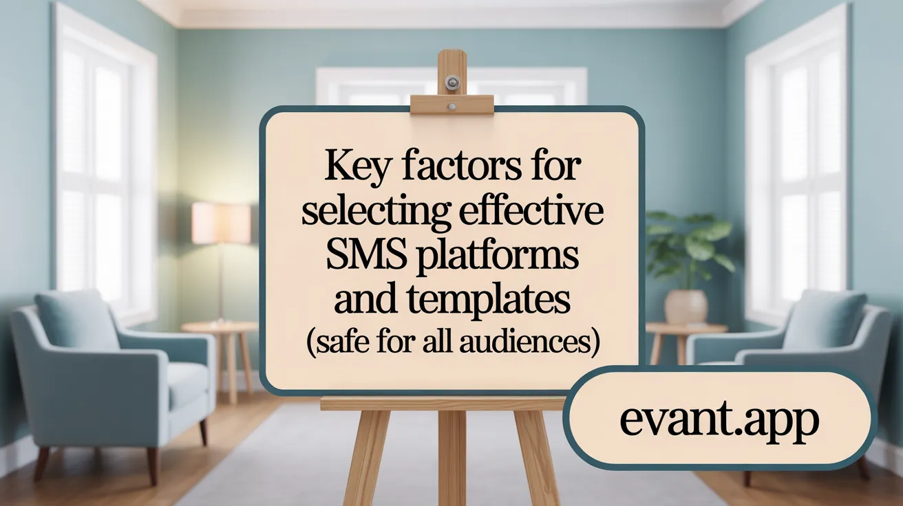 Key Factors for Selecting Effective SMS Platforms and Templates