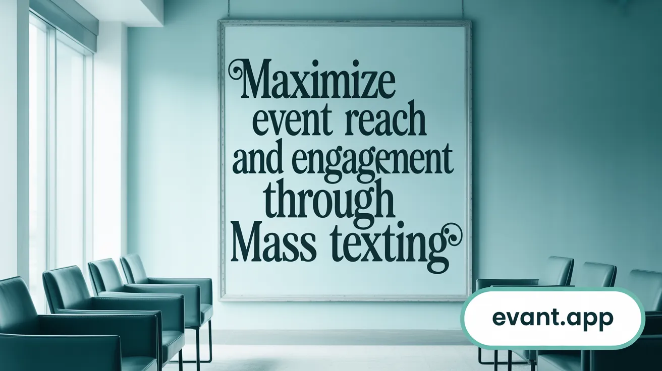 Maximize Event Reach and Engagement Through Mass Texting