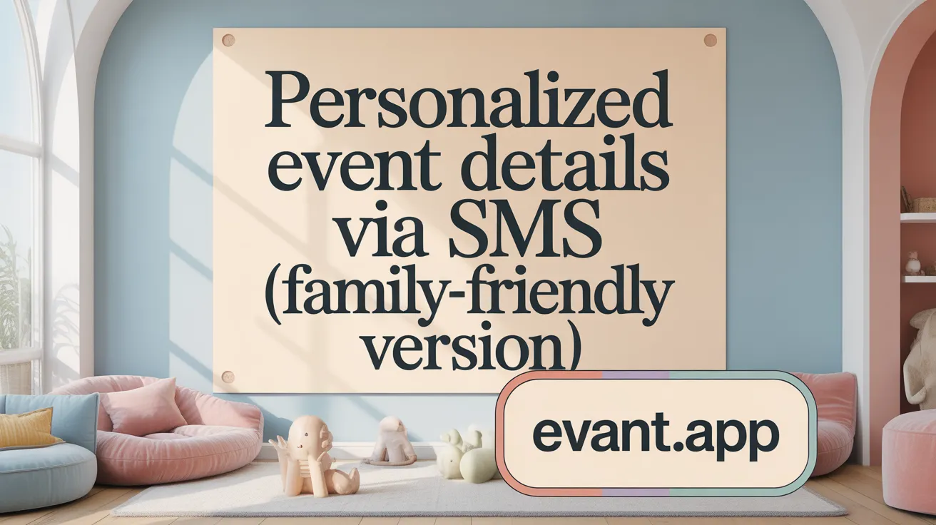 Personalized Event Details via SMS