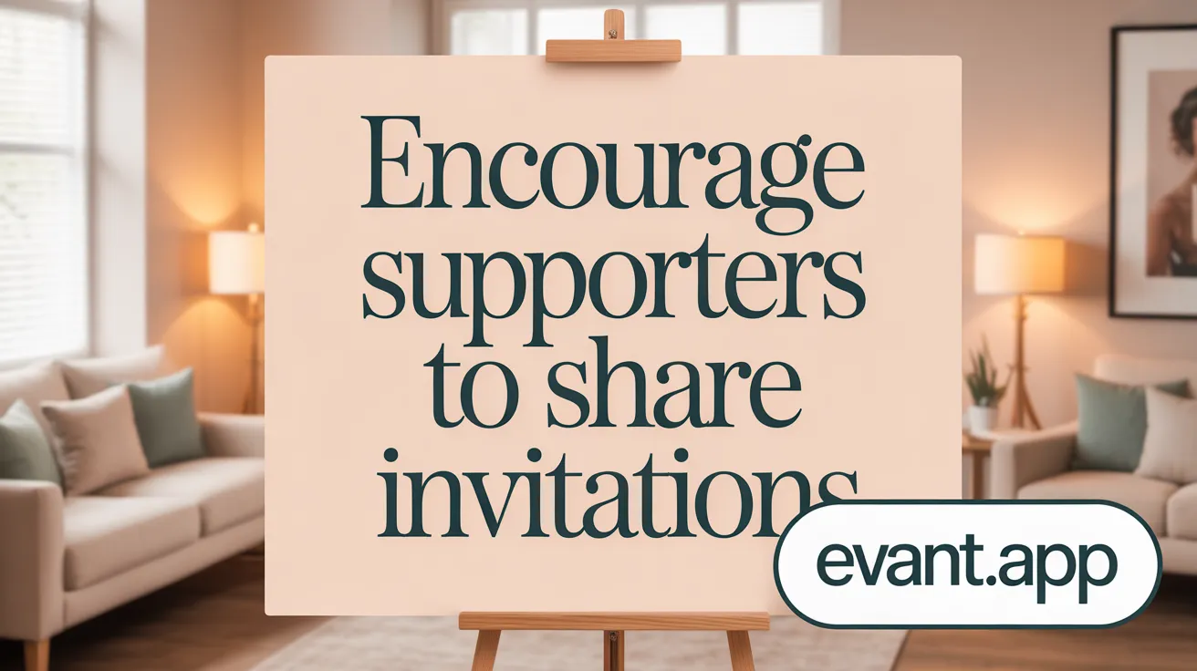 Encourage Supporters to Share Invitations