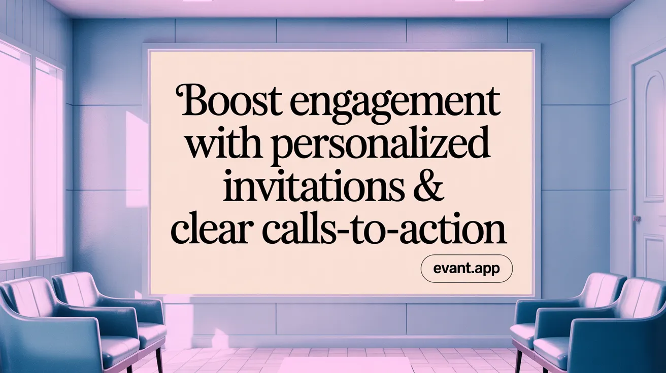 Boost Engagement with Personalized Invitations &amp; Clear Calls-to-Action
